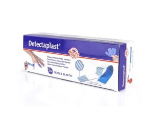 Detectaplast blauwe elastisch detectiepleister 2x18cm   50st