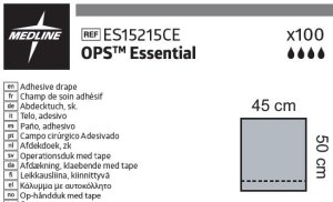 Medline OPS Essential Afdeklakens zelfklevend 45x50cm 100st