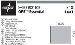 Medline OPS Essential Afdeklakens zelfklevend 75x90cm 40st
