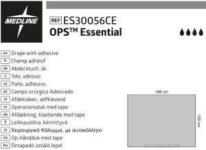 Medline OPS Essential Afdeklakens zelfklevend 196x150cm 48st