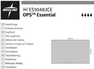 Medline OPS Essential Afdeklakens zelfklevend 260x160cm 34st