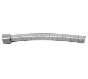 cattani afzuigdarm 11mm 150cm GRIJS incl. 2 aansluitstukken1