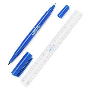 Skin Marker Medline DUBBEL met meetlat blauw    1st