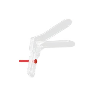 Vaginaal speculum cusco M basis diam. 26mm (rood)      100st