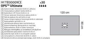 Medline OPS Ultimate Gatlaken 80x120cm, gat 8x18cm     30st