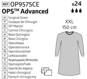 OPS Advanced Medline OK-jas standaard XXL 150 cm       24st