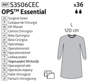 OPS essential OK-Jas Standaard L 120cm waterafstotend  36st