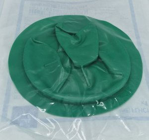 Handvathoes voor lamp flexible groen per 1 steriel 100 STUKS