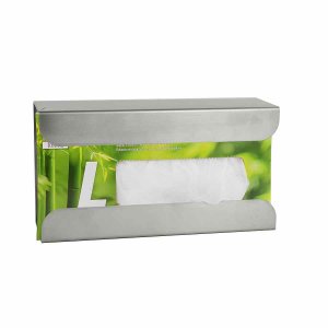 Inox dispenser handschoenen voor 1 doos         1st