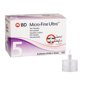 BD Micro-Fine Ultra Pennaalden 31G 0,25 x 5mm    100st
