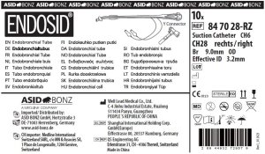 ENDOSID Bronchiale Dubbele Lumen Tube Rechterzijde CH 28 1st