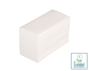 Handdoek H123 2-laags 22Bx32Lcm interfold cellulo   20x150st