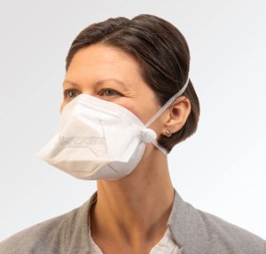 Masker Inspire FFP2 plat gevouwen met 2 hoofdbanden    50st