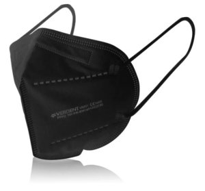 VERDENT FFP2 masker zwart met oorlus                     5st