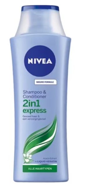 NIVEA hair care shampoo 2 in 1 express 250ml             1st