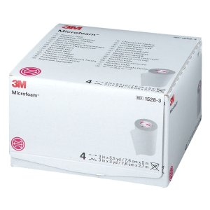3M Microfoam surgical tape 7.5cmx5m    per 4 rollen
