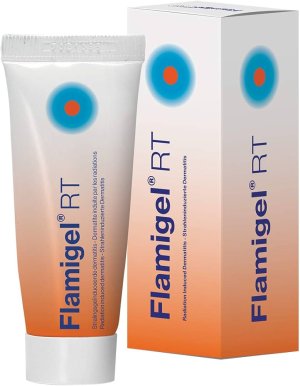 Flamigel RT 250gr en 100gr voor radiotherapie veroorzaakte huidreacties