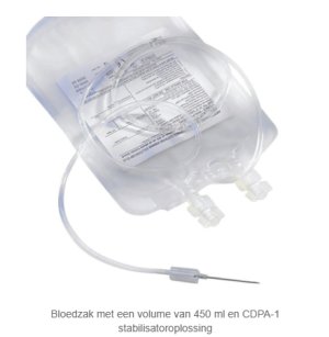 Bloedtransfusiezak 450ml + CPDA-1