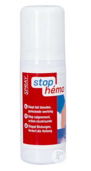 Bloedstelpende poederspray Stop H&eacute;mo 50g