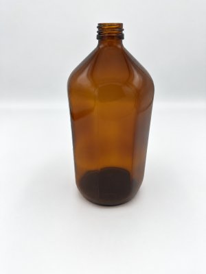 Fles grote opening HEX1000ml BR 1st