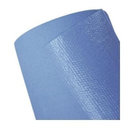 Onderzoekstafelpapier geplastificeerd blauw