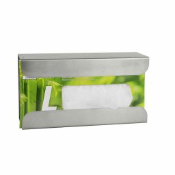 Inox dispenser voor 1 of 3 dozen handschoenen
