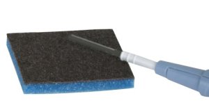 cleaning pad for electrode