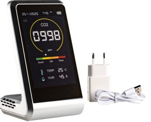 Sanobel CO2 meter met NDIR sensor batterij 2000mAh lithium